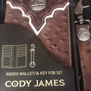 Brand new men’s Cody James Wallet and key fob set